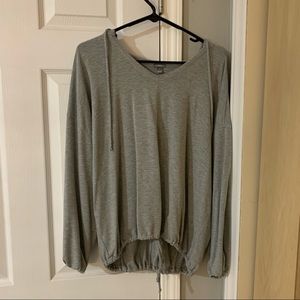 Aerie Grey Hooded Sweatshirt